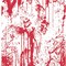Realistic Bloody Door Cover Halloween Decoration for Haunted House Parties